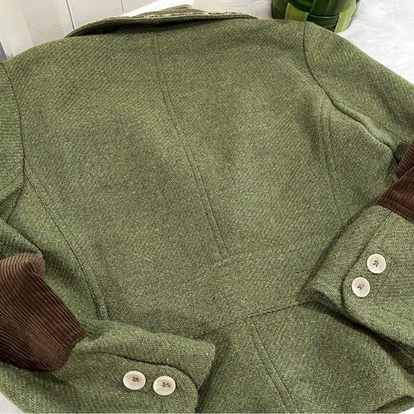 NEW Banana Republic Wool Tweed Classic Academia Patch Library City Blazer Jacket - Picture 8 of 16